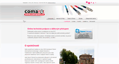 Desktop Screenshot of comanet.cz